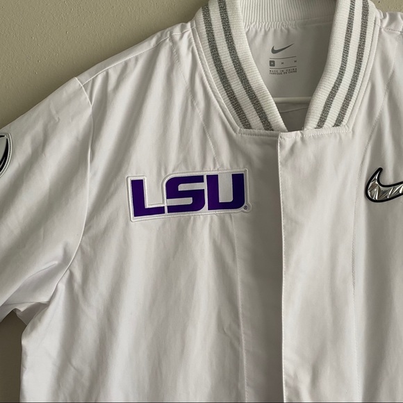 NIKE COLLEGE PLAYER LSU MENS JACKET LOUISIANA STAT - Picture 4 of 11